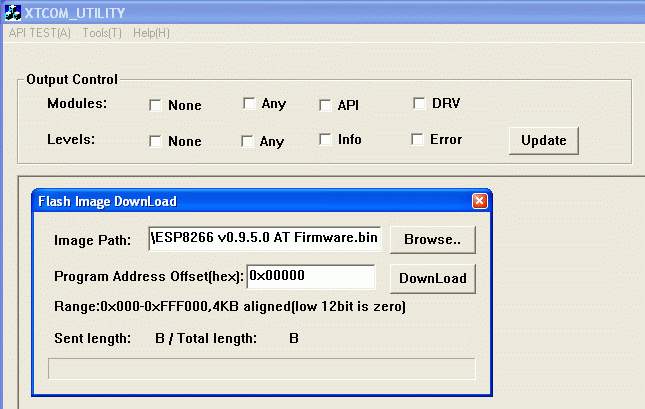 Wgrywanie programu do układu ESP8266