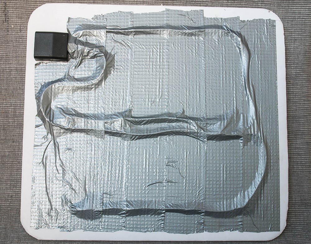 Panel ładowarki słonecznej - rewers