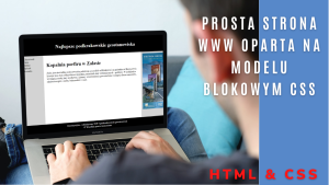 Prosta strona www oparta na modelu blokowym CSS