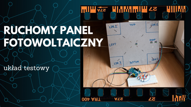 Ruchomy panel fotowoltaiczny - układ testowy