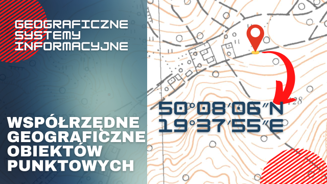 Współrzędne geograficzne obiektów punktowych