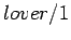 $lover/1$