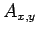 $A_{x,y}$