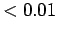 $<0.01$