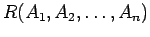 $R(A_1,A_2,\ldots,A_n)$