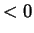 $<0$